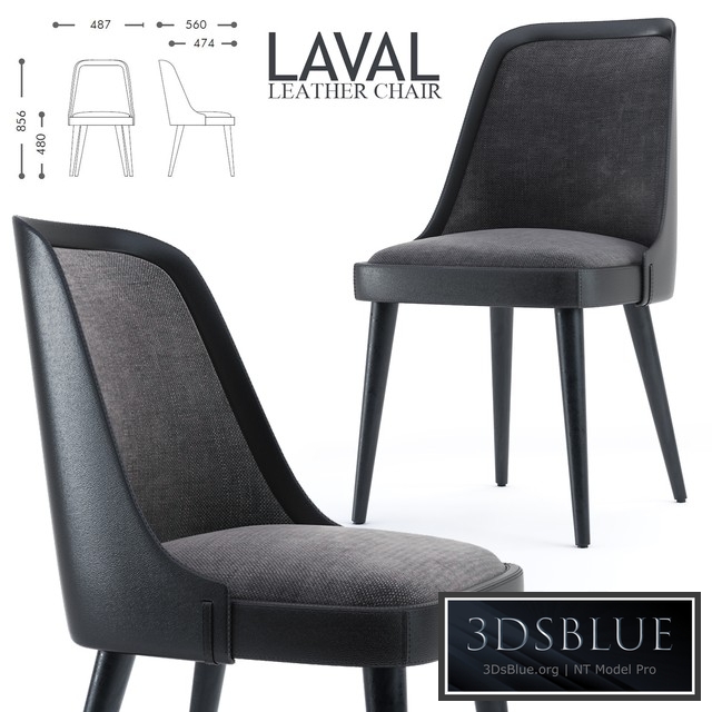 LAVAL LEATHER CHAIR