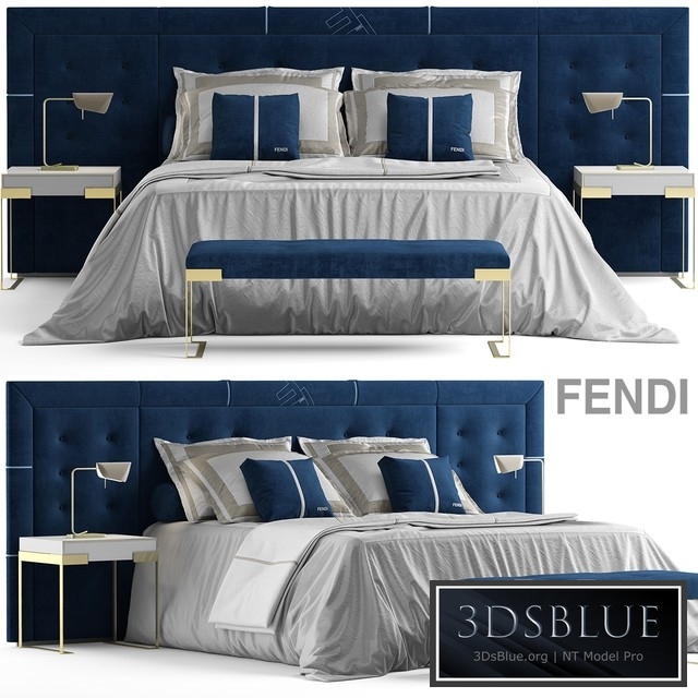 Bed fendi pincio bed