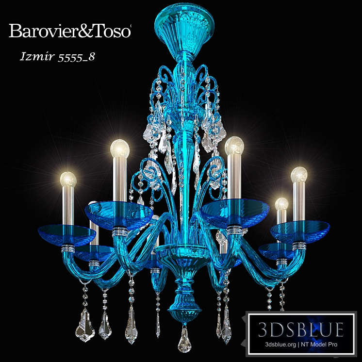 chandelier Barovier & Toso Izmir 5555/8