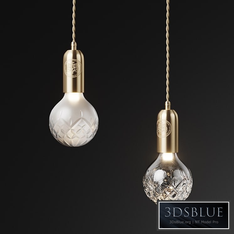 Lee Broom Frosted / Clear Crystal Bulb & Pendant