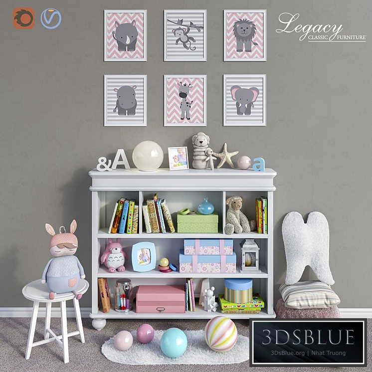 Legacy Classic furniture, accessories, decor and toys set 1