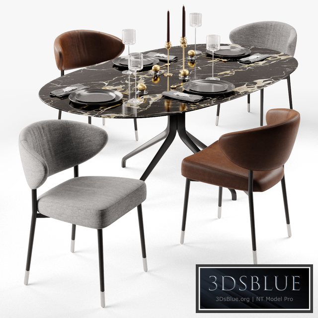 Minotti Mills and Claydon table