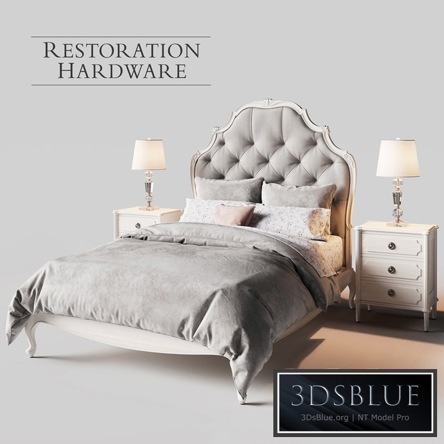 Restoration Hardware Paulette Tufted bed