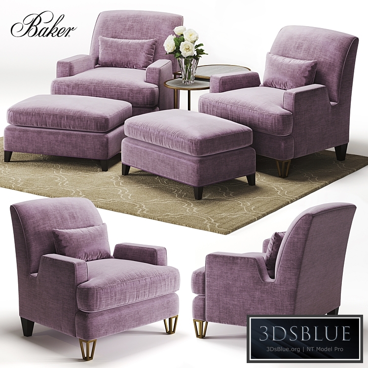 BAKER Almandine Lounge Chair