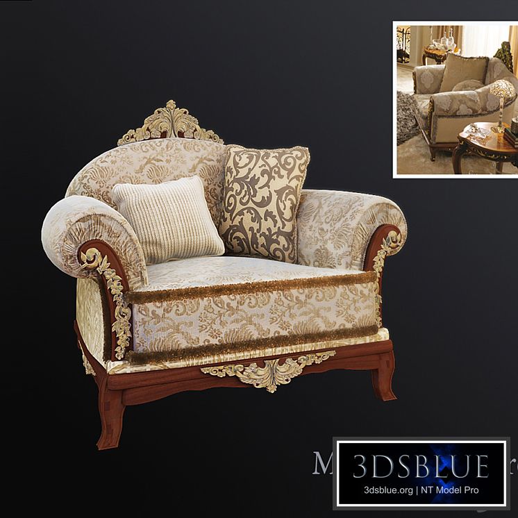 Armchair Treci oro
