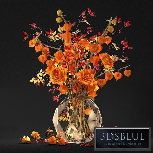 Bouquet with physalis