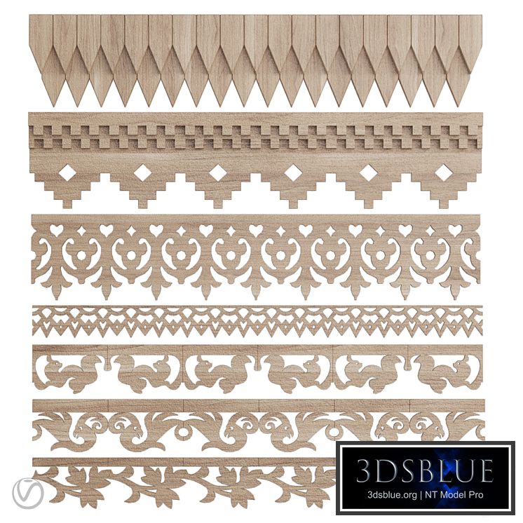 A set of carved platbands (friezes.1)