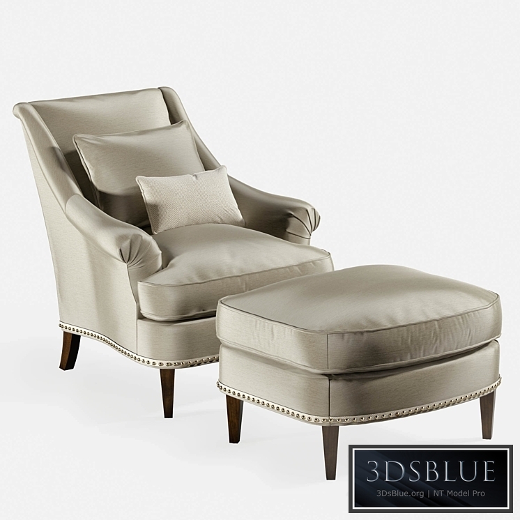 Marler chair and ottoman