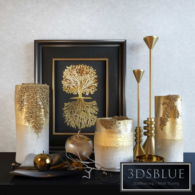 Decorative set: Noble gold