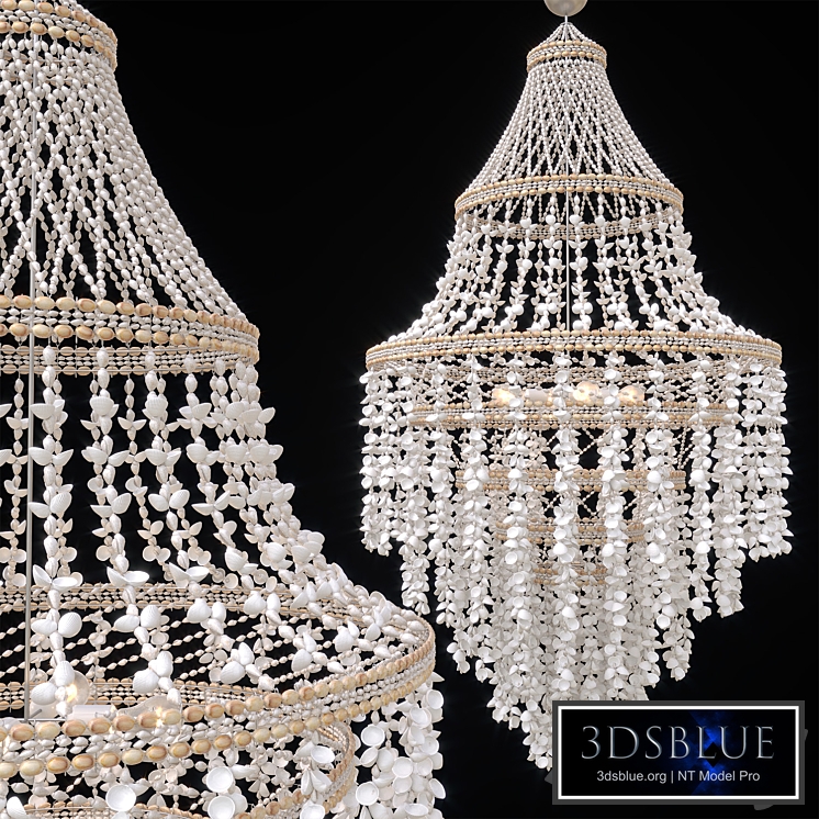 Grand Shell Chandelier D1000