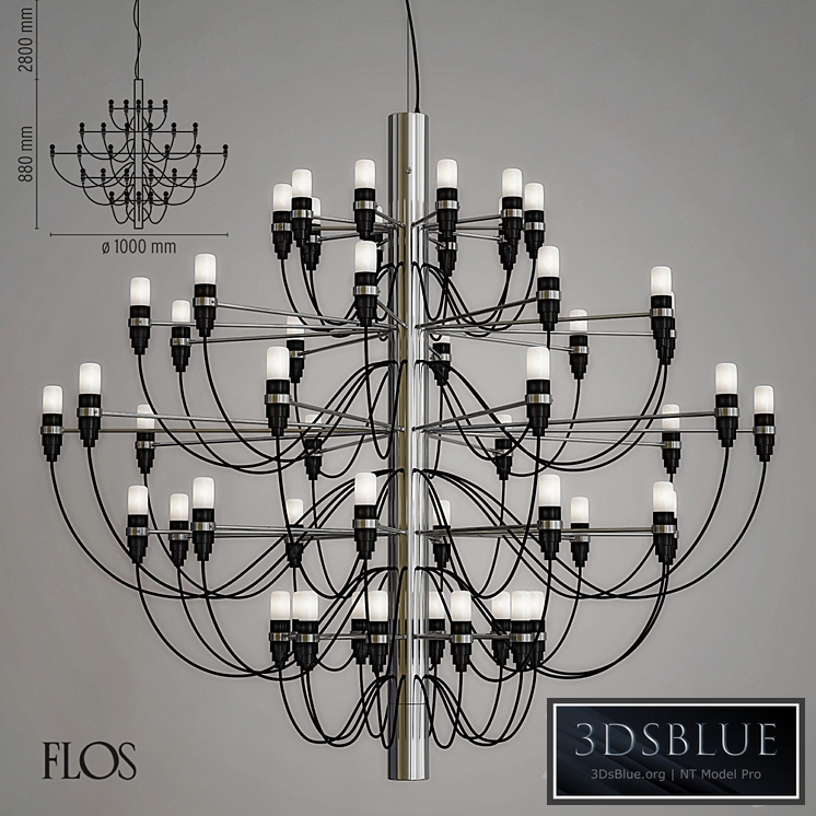 Flos 2097 50 Holder Chrome