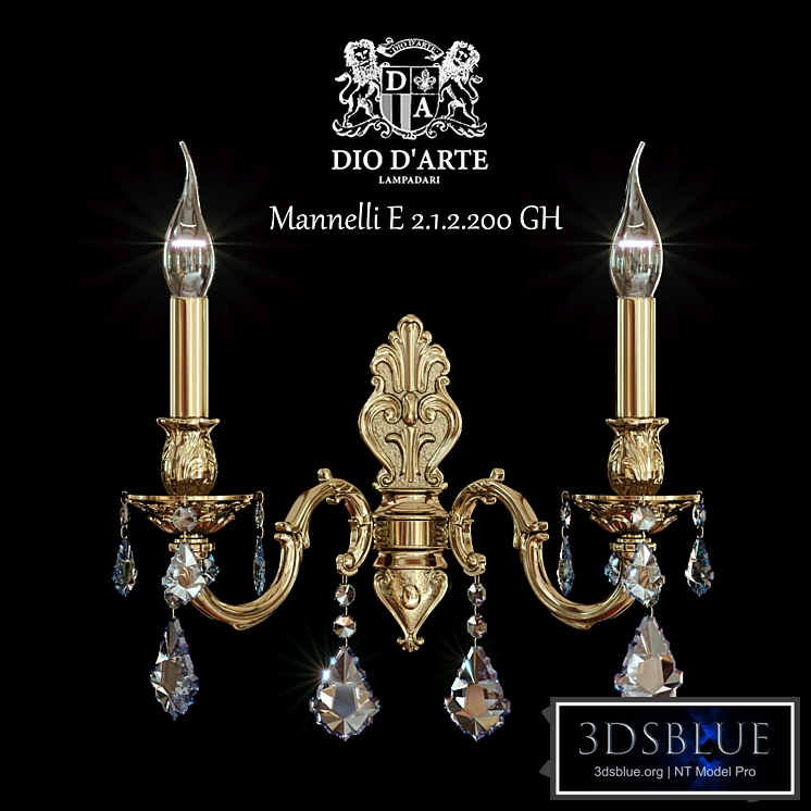 Sconce Dio D&#39;Arte Mannelli E 2.1.2.200 GH