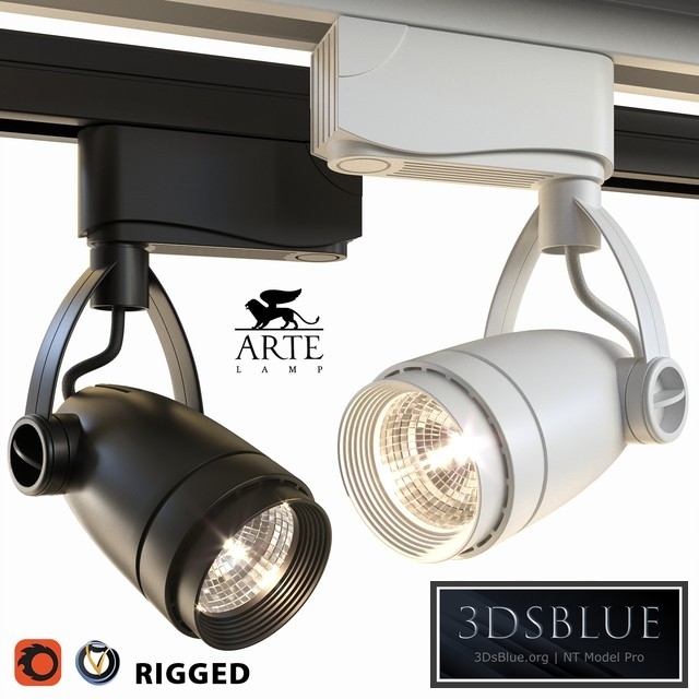 Arte Lamp Track Lights A5910PL-1 Black and White