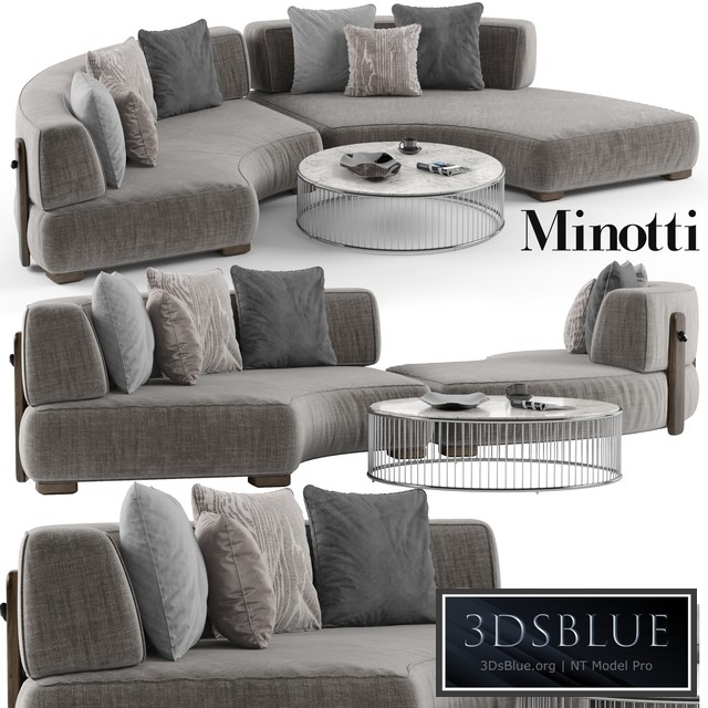 Minotti Florida sofa set 1