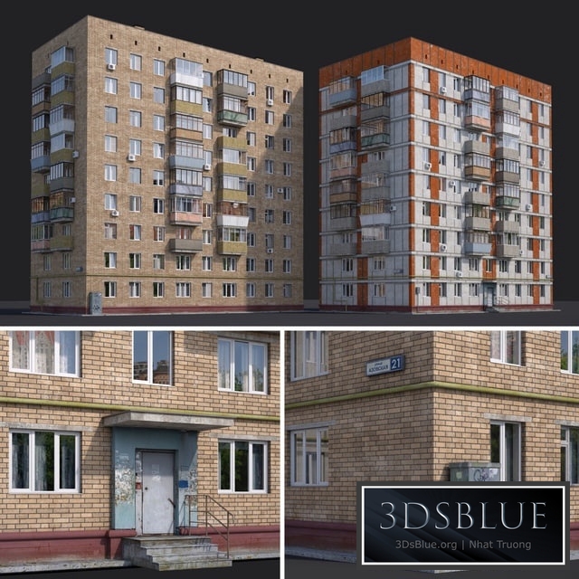 Residential houses. Moscow, Azov street, 21 and Chongarsky boulevard, 30