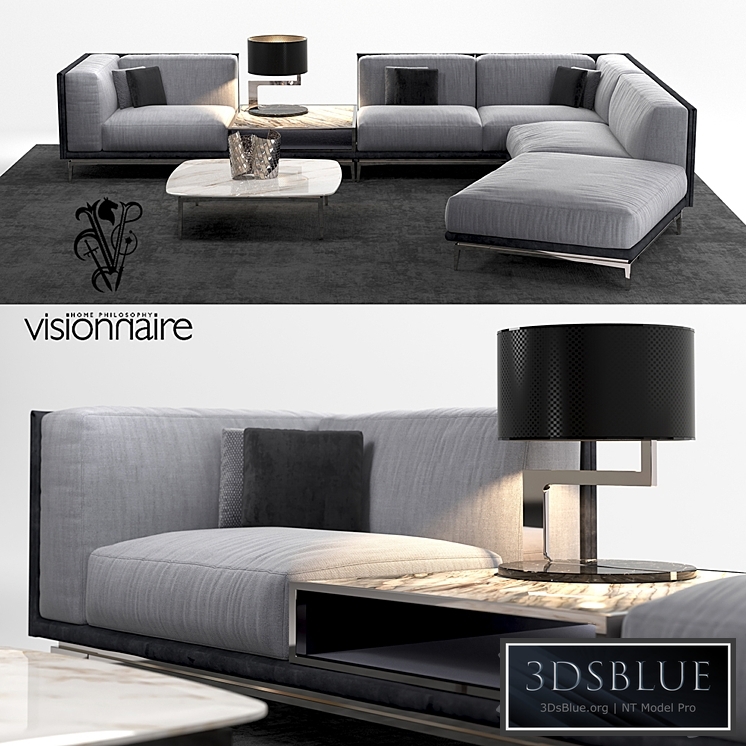 Visionnaire Legend L sofa set