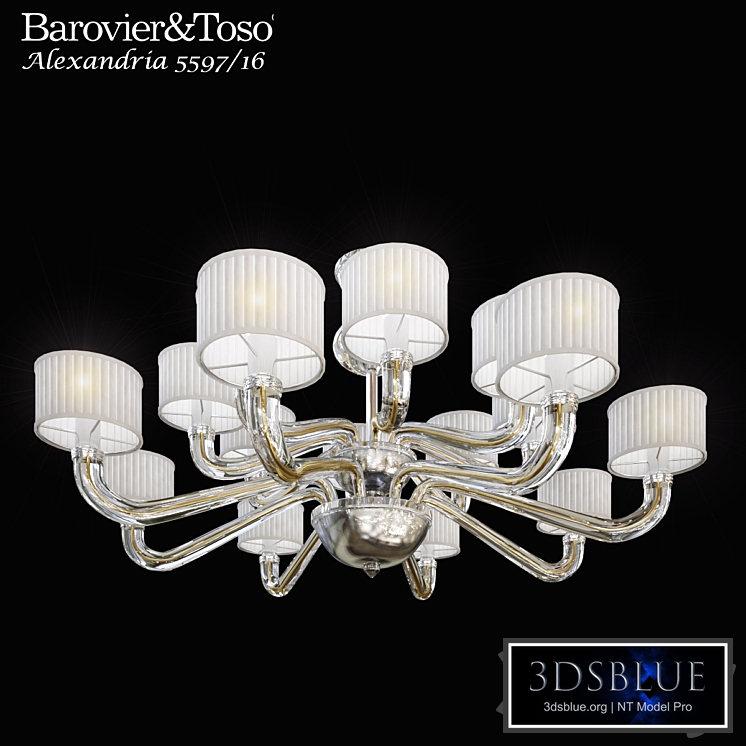 chandelier Barovier & Toso Alexandria 5597/0816