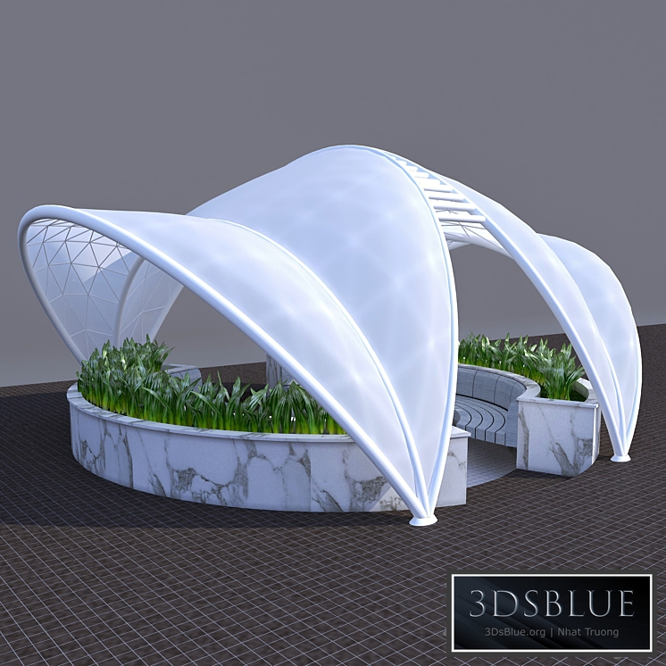 Awning decorative arbor