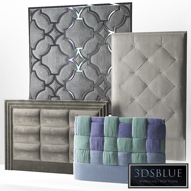 Headboard-9, fabric panel