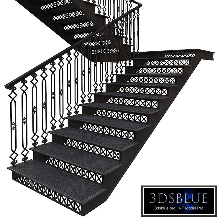 Cast-iron staircase