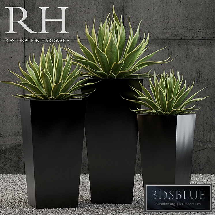 Restoration Hardware terrano planter
