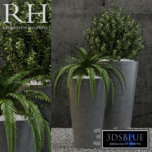 Restoration Hardware sarno round planter