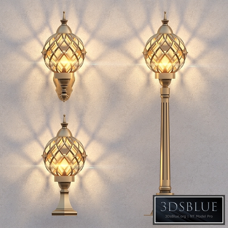 Classic street lamp Sirius Set