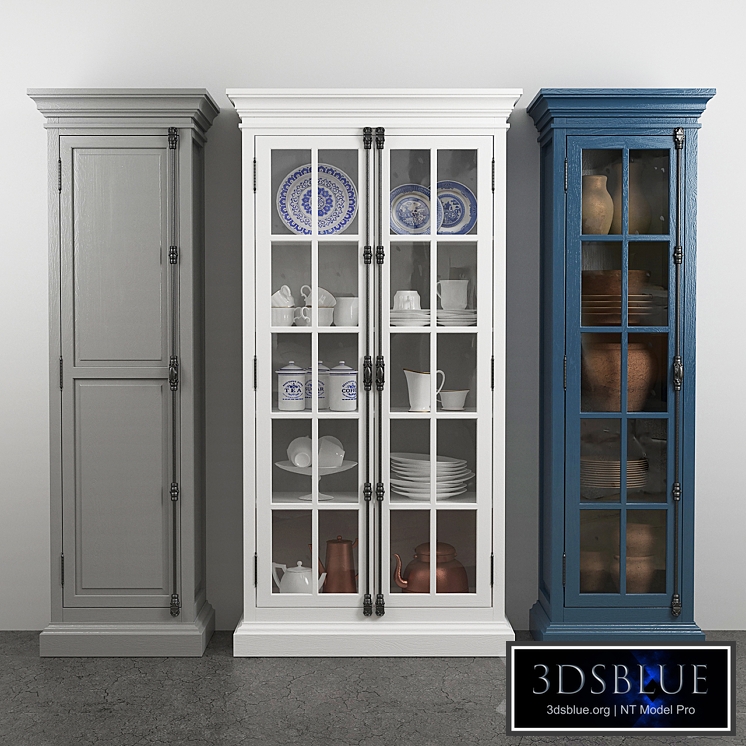 French Casement 2-Door Cabinet
