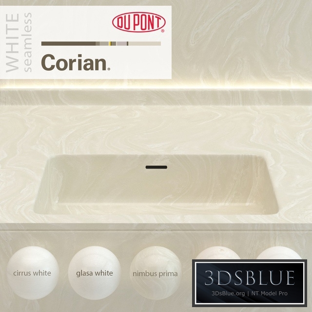 Dupont Corian Kitchen Countertops White 2