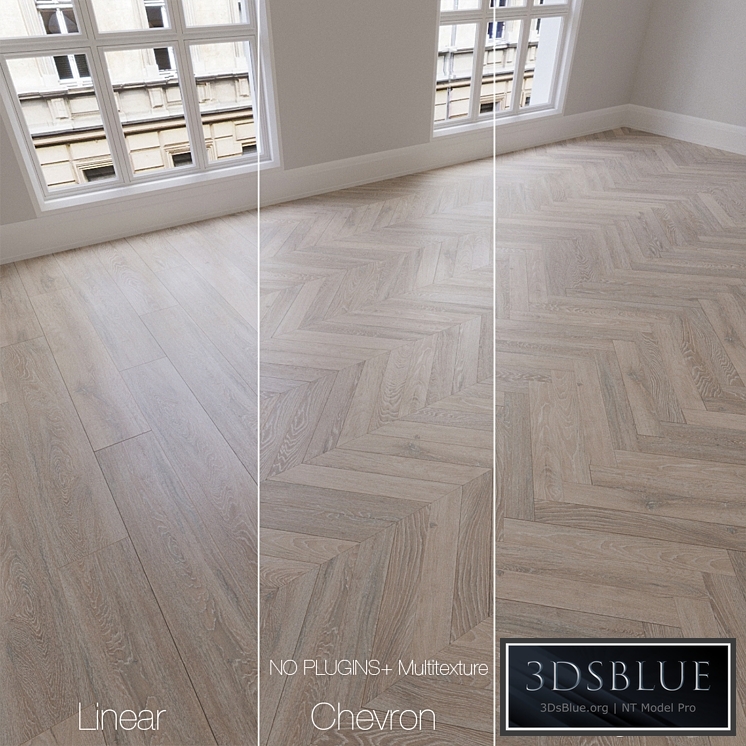Parquet natural, oak Toronto, 3 types. Linear, chevron, herringbone.