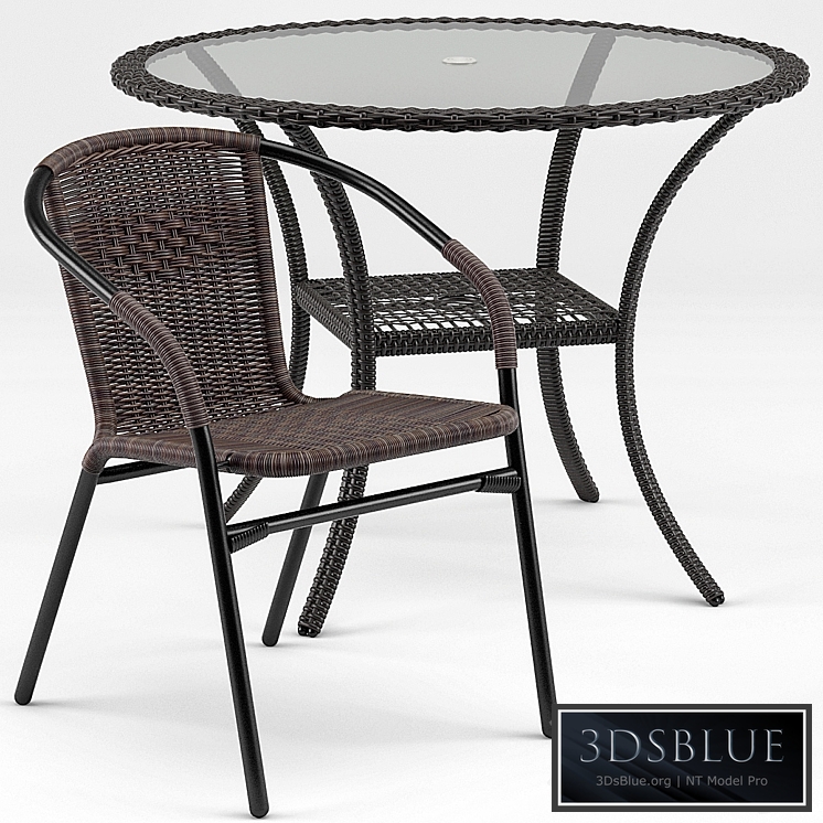 Brigance Bistro Table, Acadian DIning Chair