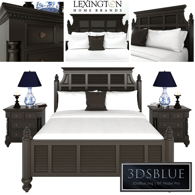 KENSINGTON MALABAR PANEL BED (LEXINGTON HOME BRANDS)