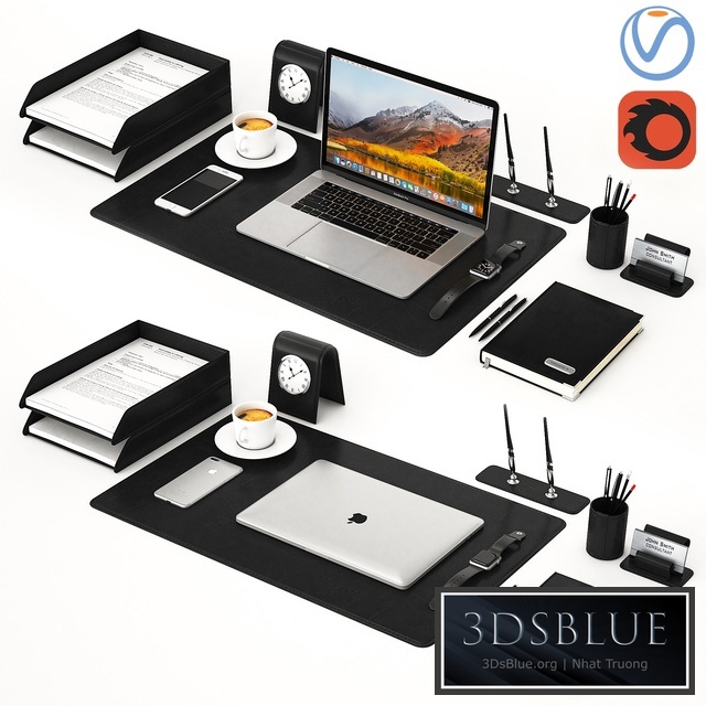 Classic Silver Workplace MacBook