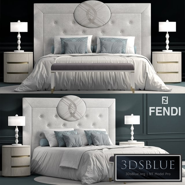 Bed fendi Cameo Maxi Bed