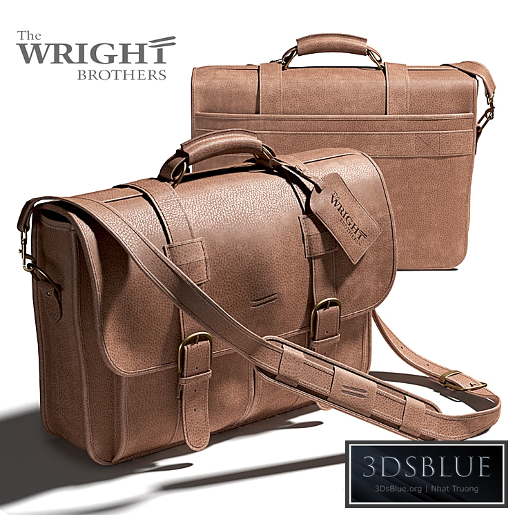 Leather man&#39;s bag from "Wright Brothers"