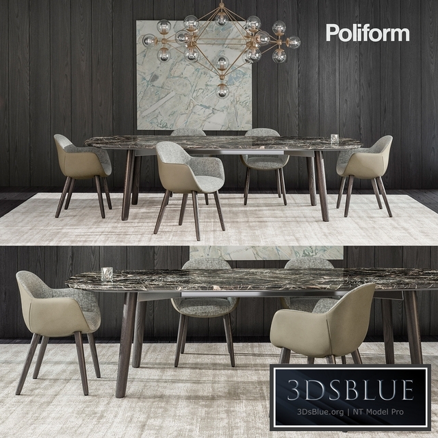Poliform Mad Dining set_01
