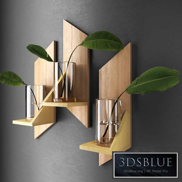 Decorative shelves with sheets