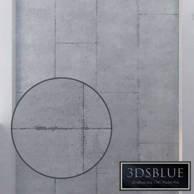 Ceiling concrete with seams