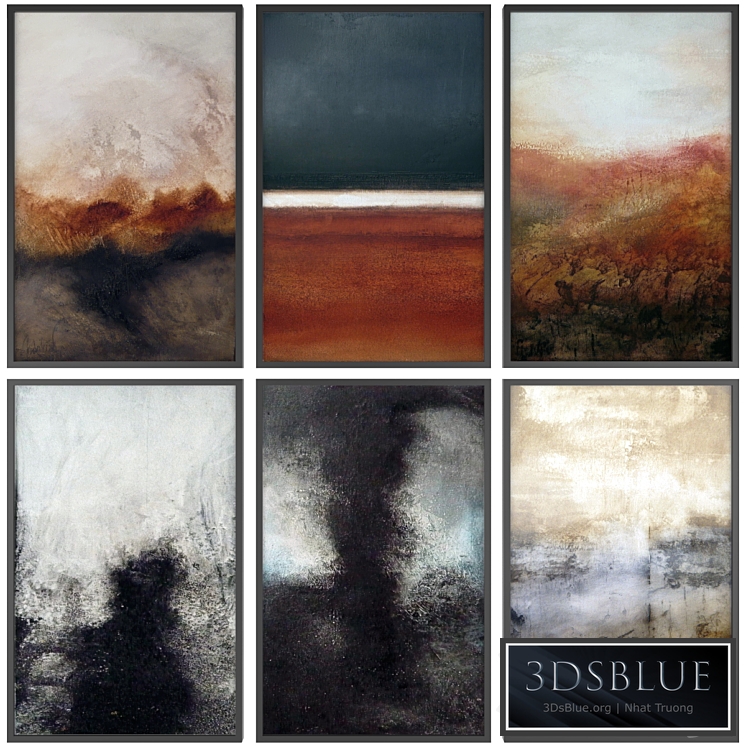 Paintings abstract | set 60