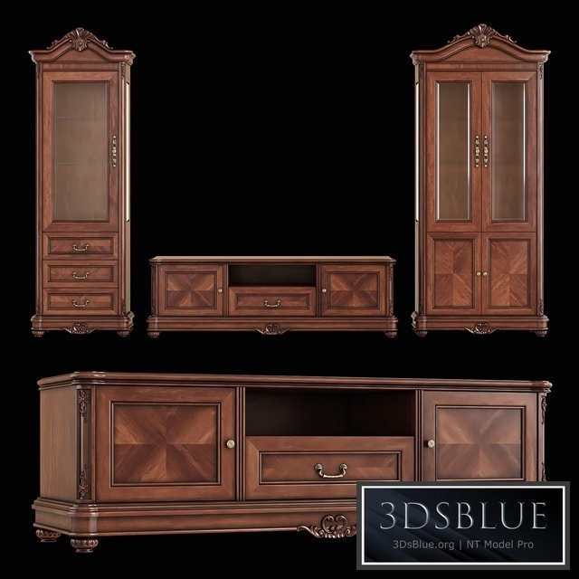 2 sideboards and a curbstone