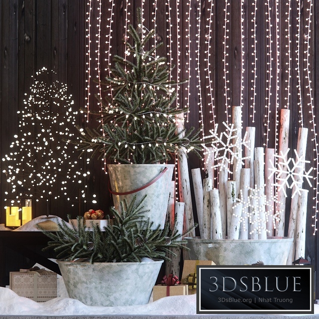 Christmas decor: Entrance group 1