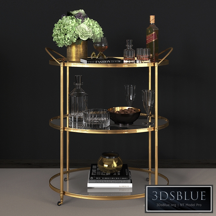 Arteriors - Connaught Bar Trolley