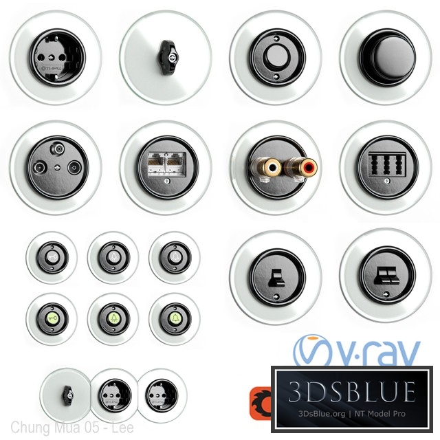 Switches and sockets THPG Bakelite Glass Covering