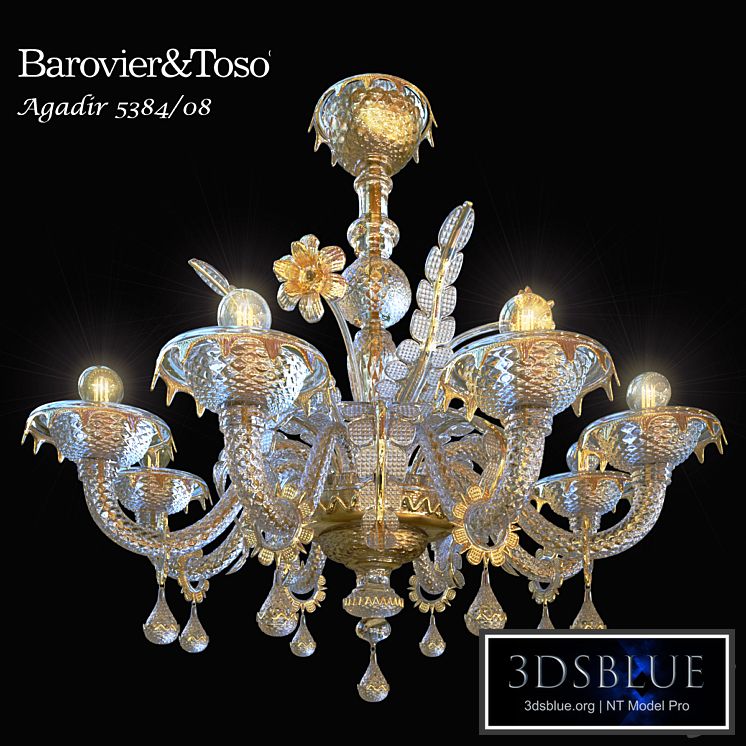 Chandelier Barovier & Toso Agadir 5384/08