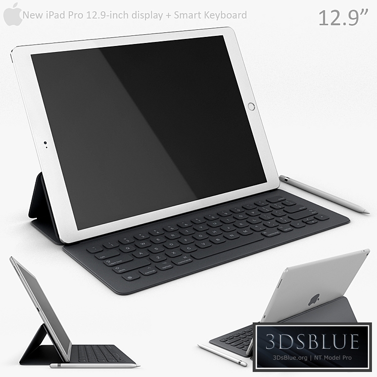 Apple iPad Pro 12.9 Inch with smart keyboard