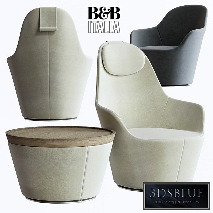 B & B Italia Harbor armchair