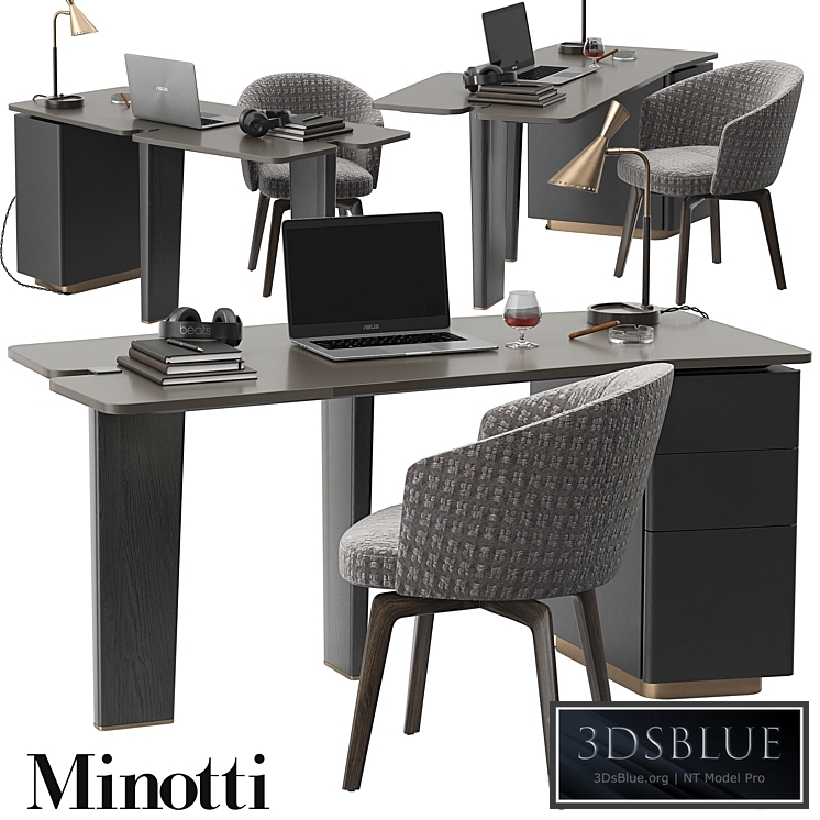 Minotti Jacob desk set