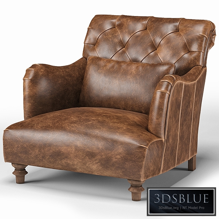 Cisco Brothers Acacia British Industrial Rustic Accent Chair