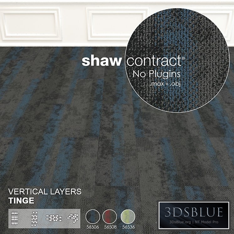 Shaw Carpet Vertical Layers Wall to Wall Floor No 6