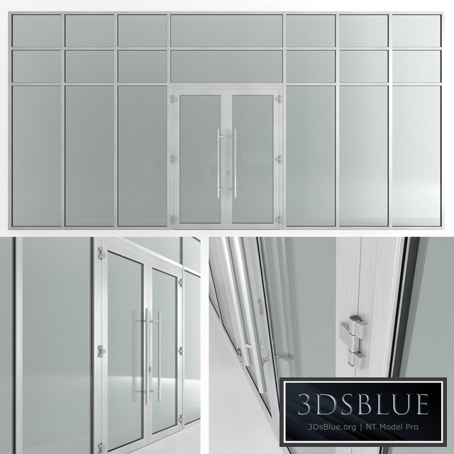 Glass fire doors and partitions Nayada. Rack profile.